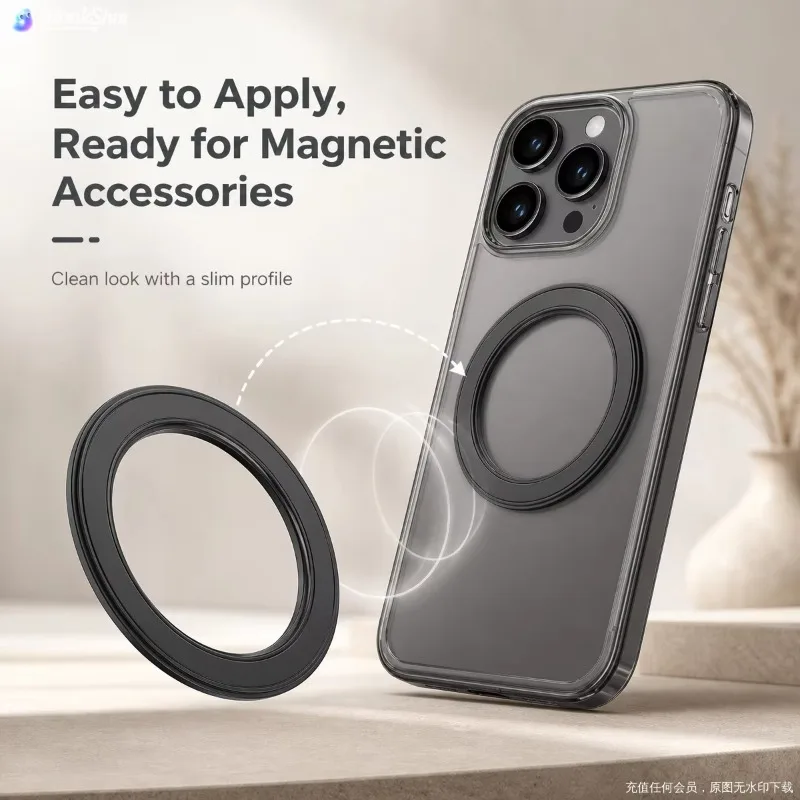 Phone Accessories Holder Car - For Magsafe Strong Magnetic Ring Phone