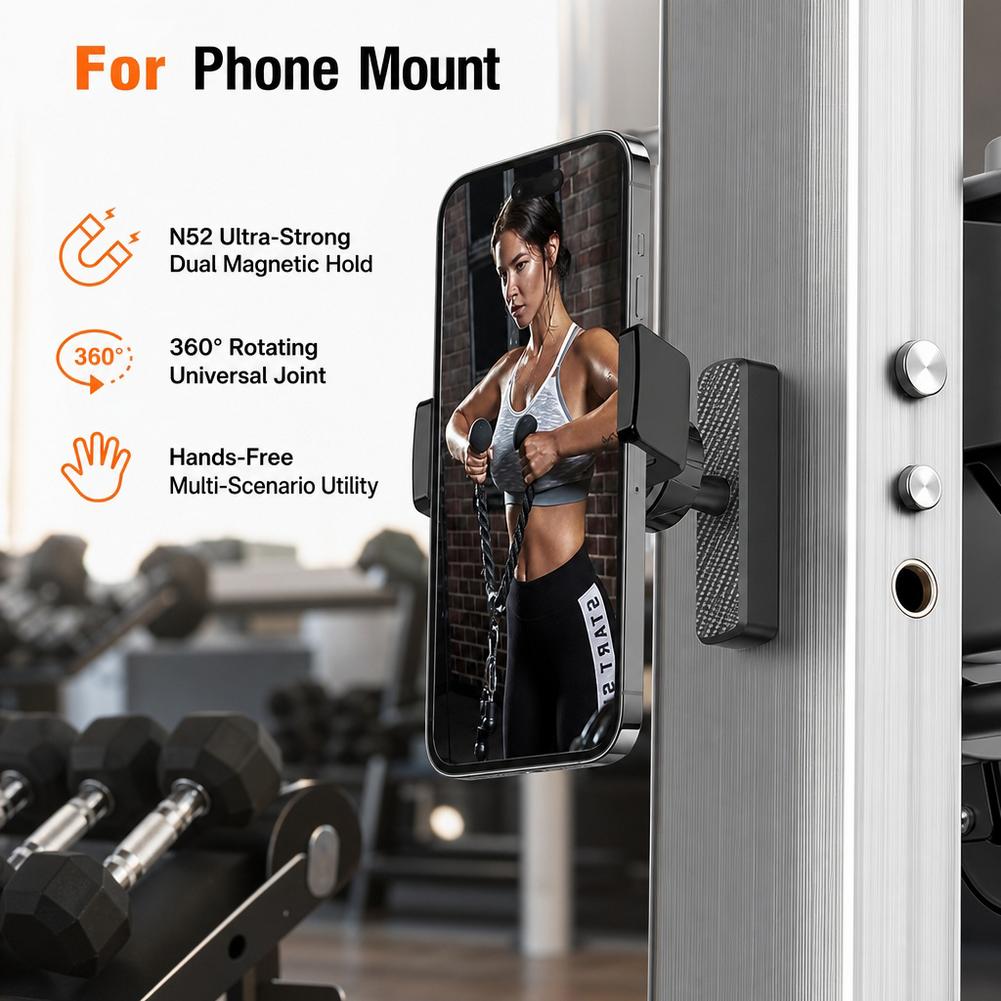 Magnetic Phone Holder for Gym  - огляд і ціна Phone Accessories Useful