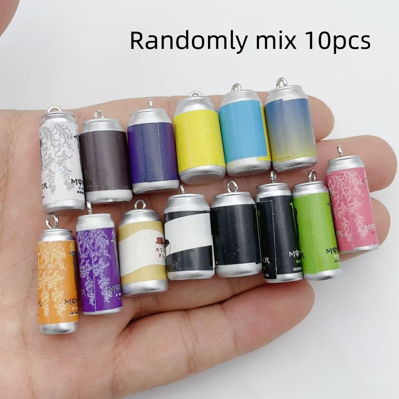 10Pcs Mini Simulation Beverage - огляд і ціна Phone Accessories Charms