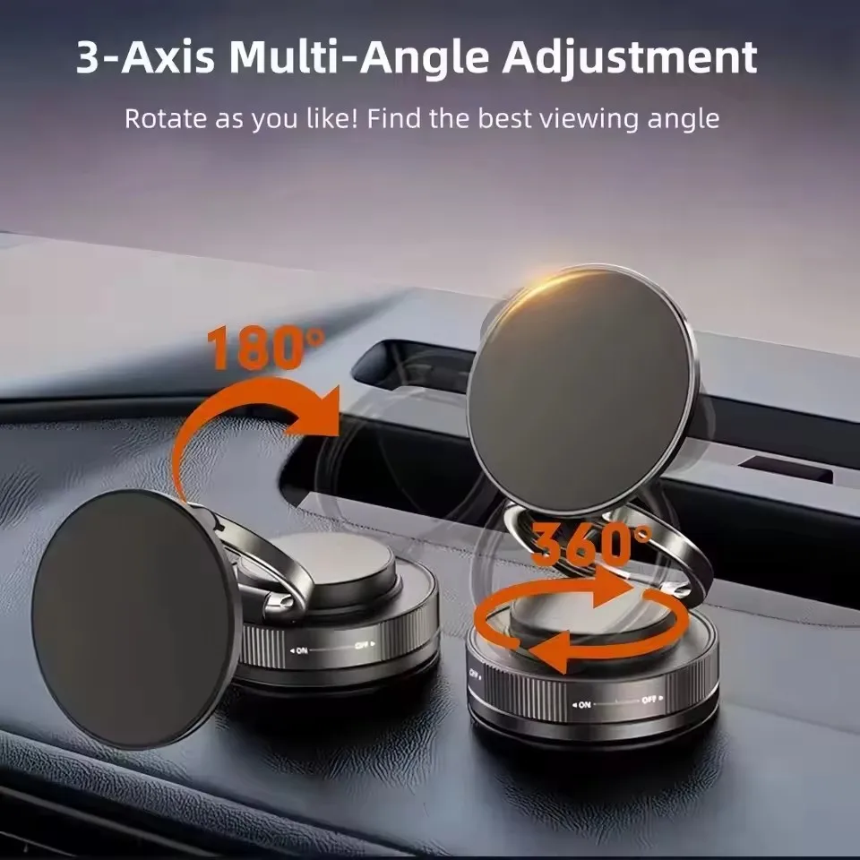 Upgraded 360°Vacuum Magnetic P - огляд і ціна Phone Accessories Holder Car