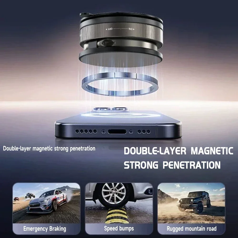 Upgraded 360°Vacuum Magnetic P - огляд і ціна Phone Accessories Holder Car
