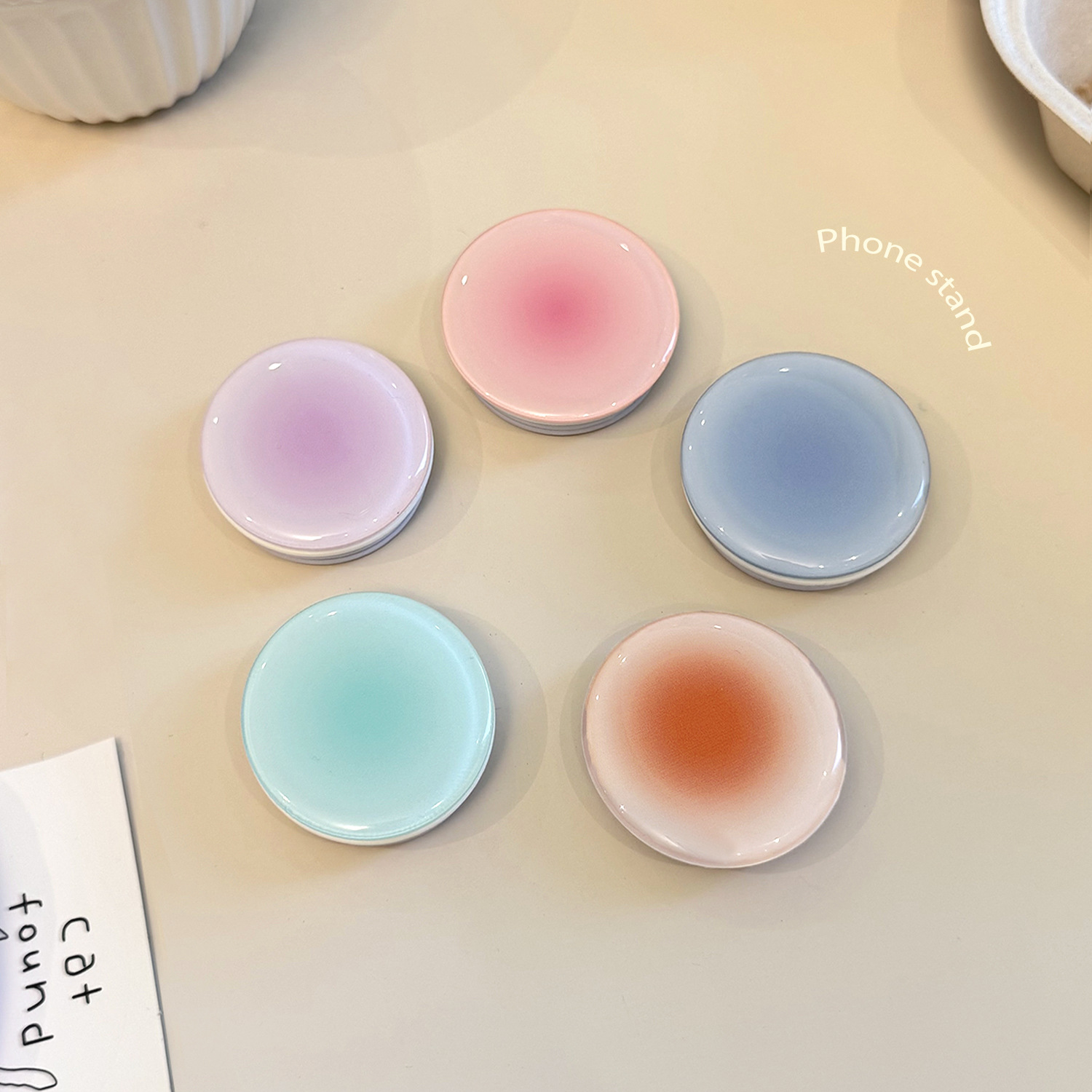 Ins Style Gradient Phone Grip  - огляд і ціна Phone Accessories Useful