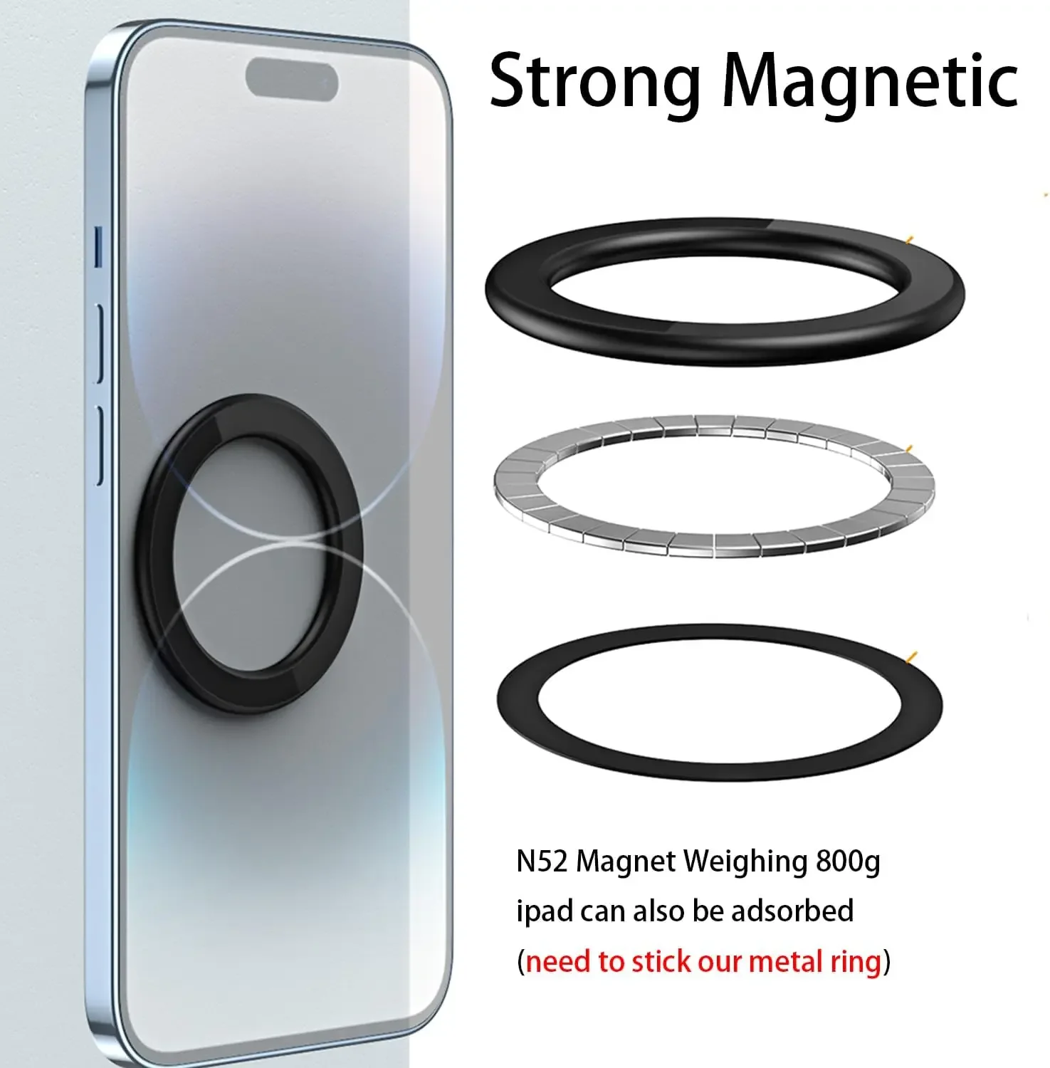 For MagSafe Magnetic Ring Hold - огляд і ціна Phone Accessories Holder Car
