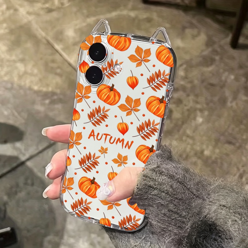 Autumn Pumpkin Falling Leaves  - огляд і ціна Apple Iphone 15