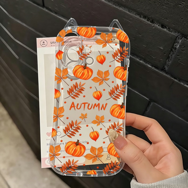 Autumn Pumpkin Falling Leaves  - огляд і ціна Apple Iphone 15