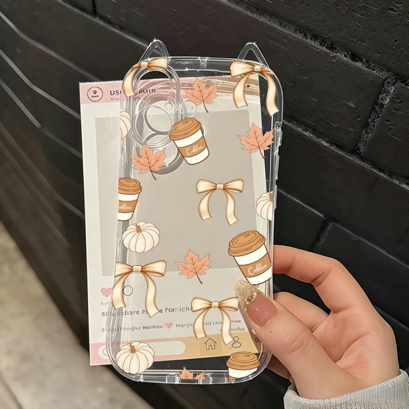 Autumn Pumpkin Falling Leaves  - огляд і ціна Apple Iphone 15