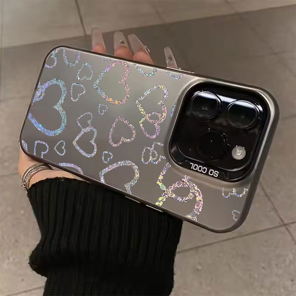 Colorful Heart Print Case For  - огляд і ціна Apple Iphone 15