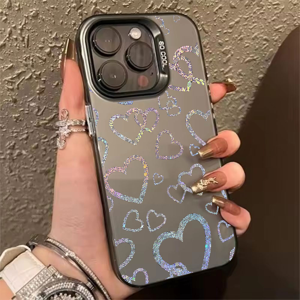 Colorful Heart Print Case For  - огляд і ціна Apple Iphone 15