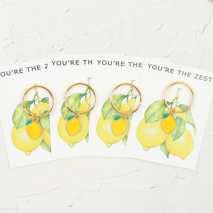 7 Chic Lemon Keychains, Includ - огляд і ціна Phone Accessories Charms