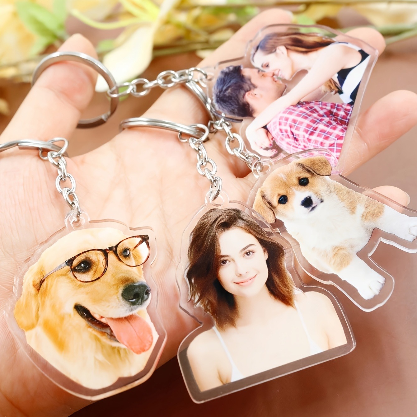 1 Custom Photo Acrylic Keychai - огляд і ціна Phone Accessories Charms