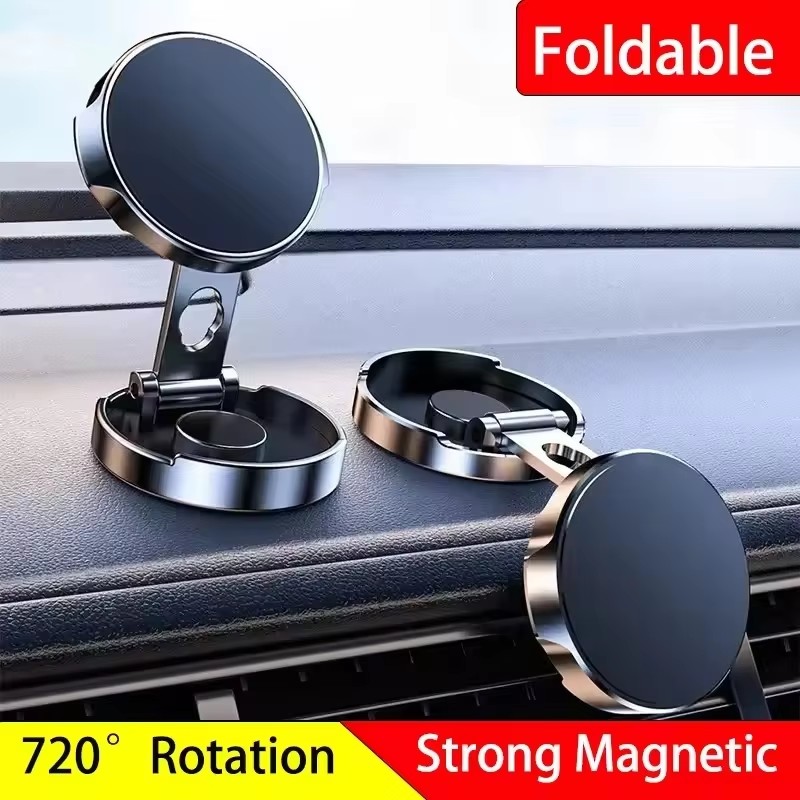Round Folding Magnetic Car Hol - огляд і ціна Phone Accessories Holder Car